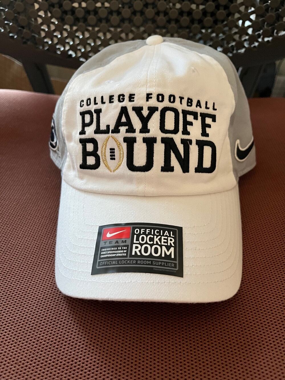 Nike Penn State Nittany Lions 2025 College Football Playoff Hat White Gray M / L